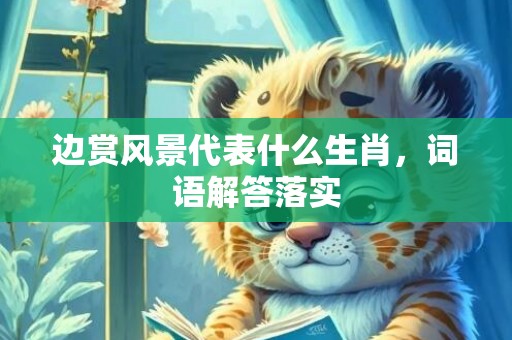 边赏风景代表什么生肖，词语解答落实