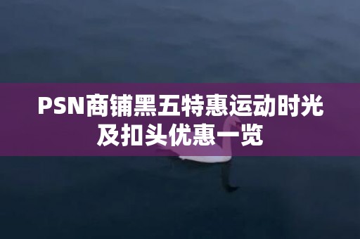 PSN商铺黑五特惠运动时光及扣头优惠一览