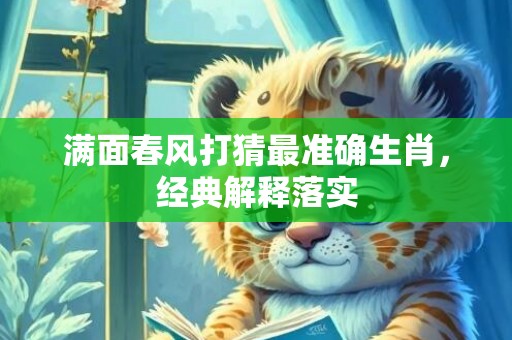 满面春风打猜最准确生肖，经典解释落实