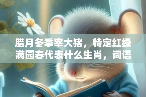 腊月冬季宰大猪，特定红绿满园春代表什么生肖，词语解答落实