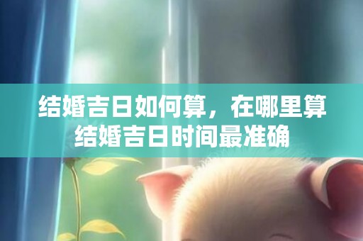 结婚吉日如何算，在哪里算结婚吉日时间最准确