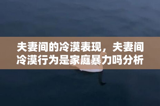 夫妻间的冷漠表现，夫妻间冷漠行为是家庭暴力吗分析