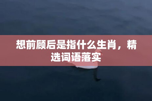 想前顾后是指什么生肖，精选词语落实