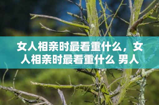 女人相亲时最看重什么，女人相亲时最看重什么 男人一定要提前知晓 男生相亲最看重女生哪些方面