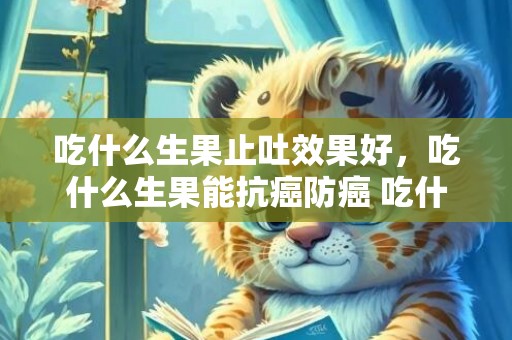 吃什么生果止吐效果好，吃什么生果能抗癌防癌 吃什么生果能改良肌肤