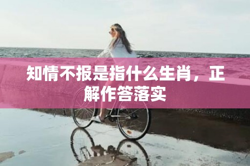 知情不报是指什么生肖，正解作答落实