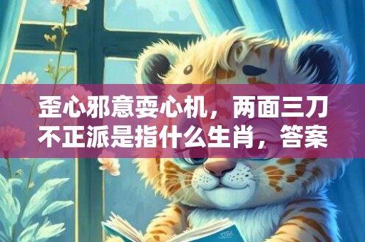 歪心邪意耍心机，两面三刀不正派是指什么生肖，答案分析落实