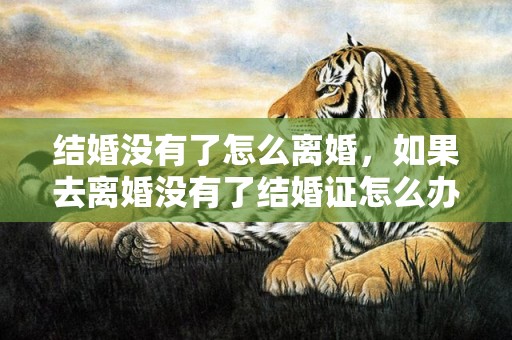 结婚没有了怎么离婚，如果去离婚没有了结婚证怎么办 离婚怎么离最快