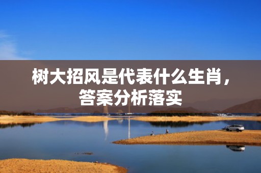 树大招风是代表什么生肖，答案分析落实