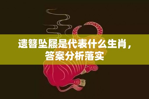 遗簪坠屦是代表什么生肖，答案分析落实