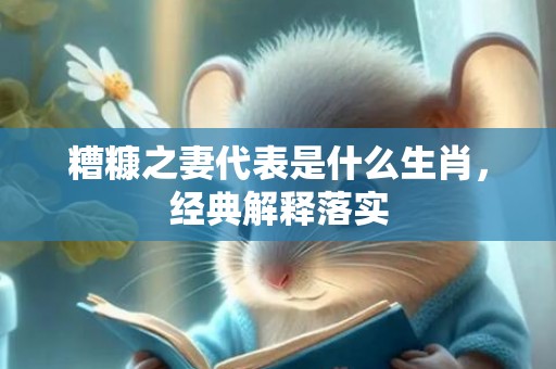 糟糠之妻代表是什么生肖，经典解释落实