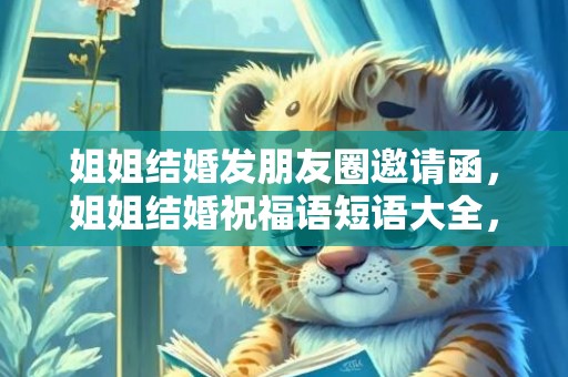 姐姐结婚发朋友圈邀请函，姐姐结婚祝福语短语大全，祝朋友结婚纪念日短语