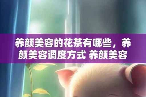 养颜美容的花茶有哪些，养颜美容调度方式 养颜美容调度方式