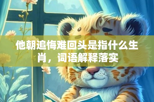 他朝追悔难回头是指什么生肖，词语解释落实