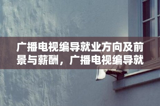 广播电视编导就业方向及前景与薪酬，广播电视编导就业标的目的及远景 好就业吗
