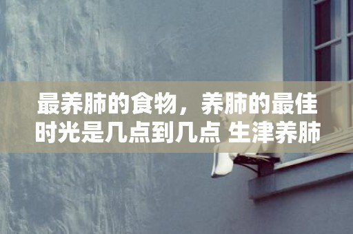 最养肺的食物，养肺的最佳时光是几点到几点 生津养肺的食品有哪些