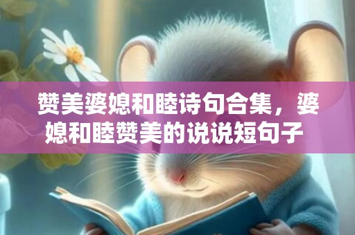 赞美婆媳和睦诗句合集，婆媳和睦赞美的说说短句子 评价婆媳和谐的句子