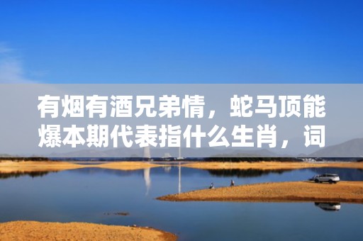 有烟有酒兄弟情，蛇马顶能爆本期代表指什么生肖，词语解释落实