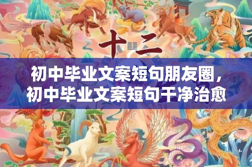 初中毕业文案短句朋友圈，初中毕业文案短句干净治愈 初中升高中的优美句子