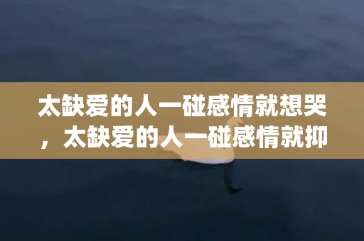 太缺爱的人一碰感情就想哭，太缺爱的人一碰感情就抑郁(缺爱的男人遇到真爱表现)