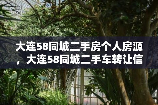 大连58同城二手房个人房源，大连58同城二手车转让信息，58同城二手车转让货车