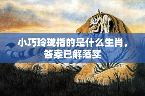 小巧玲珑指的是什么生肖，答案已解落实