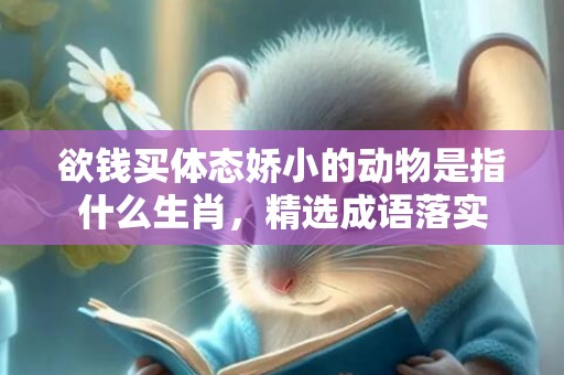 欲钱买体态娇小的动物是指什么生肖，精选成语落实