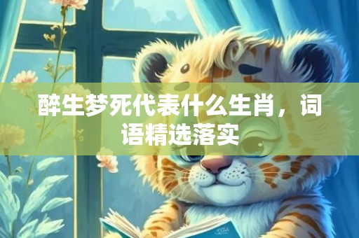 醉生梦死代表什么生肖，词语精选落实