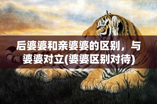 后婆婆和亲婆婆的区别，与婆婆对立(婆婆区别对待)