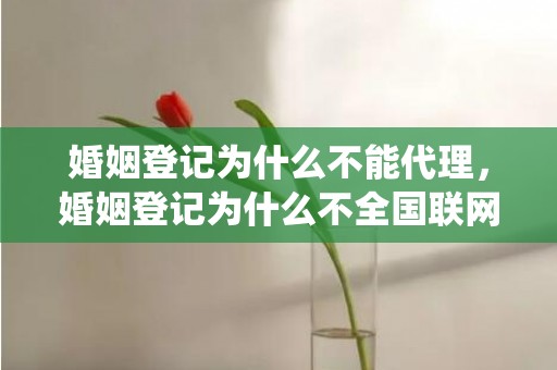 婚姻登记为什么不能代理，婚姻登记为什么不全国联网，婚姻系统全国联网了吗