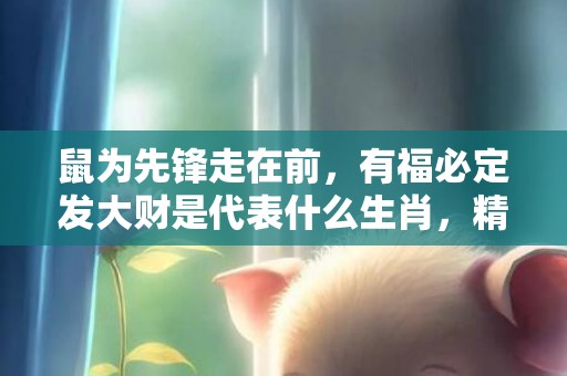 鼠为先锋走在前，有福必定发大财是代表什么生肖，精准落实