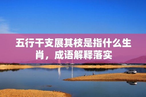 五行干支展其枝是指什么生肖，成语解释落实