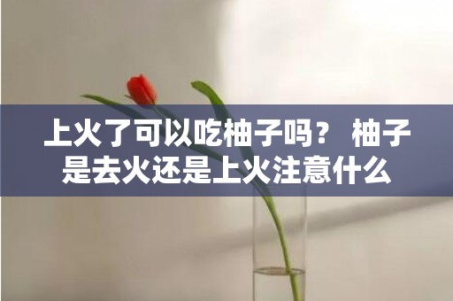 上火了可以吃柚子吗？ 柚子是去火还是上火注意什么
