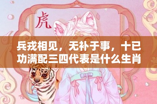 兵戎相见，无补于事，十已功满配三四代表是什么生肖，词语解答落实