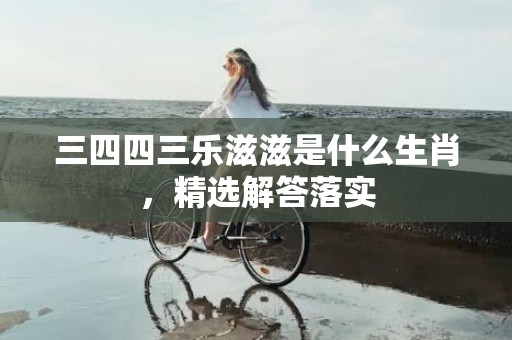 三四四三乐滋滋是什么生肖，精选解答落实