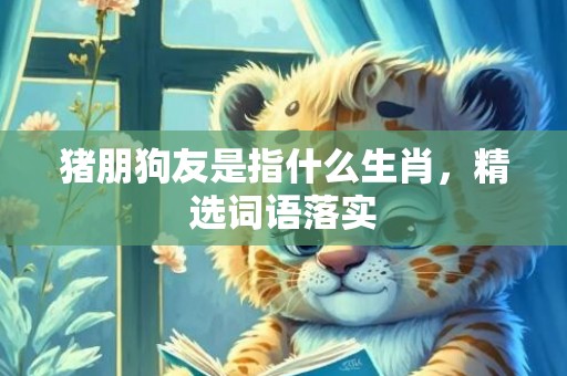 猪朋狗友是指什么生肖，精选词语落实