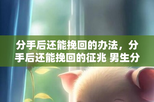 分手后还能挽回的办法，分手后还能挽回的征兆 男生分手了还刷存在感