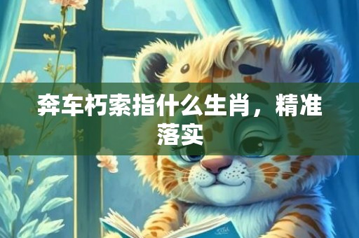 奔车朽索指什么生肖，精准落实