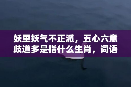 妖里妖气不正派，五心六意歧道多是指什么生肖，词语解释落实