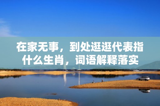 在家无事，到处逛逛代表指什么生肖，词语解释落实