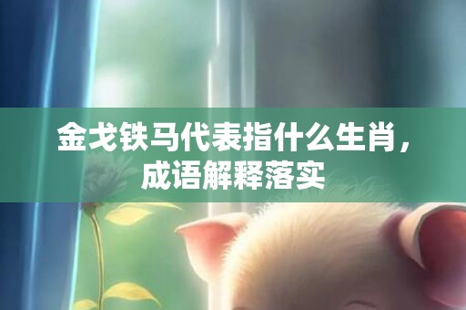 金戈铁马代表指什么生肖，成语解释落实