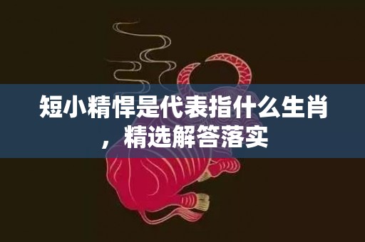 短小精悍是代表指什么生肖，精选解答落实