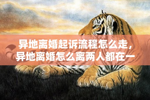 异地离婚起诉流程怎么走，异地离婚怎么离两人都在一个城市