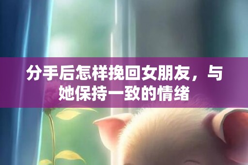 分手后怎样挽回女朋友，与她保持一致的情绪