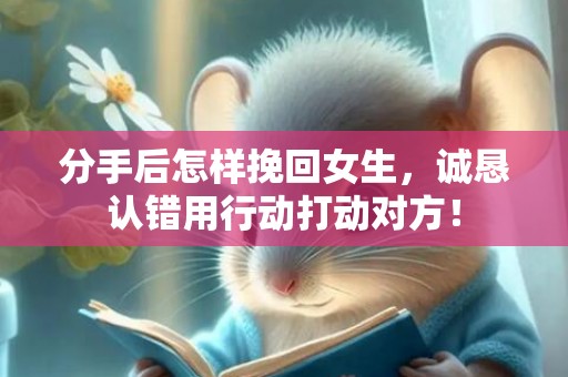 分手后怎样挽回女生，诚恳认错用行动打动对方！