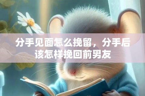 分手见面怎么挽留，分手后该怎样挽回前男友