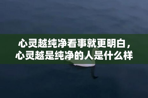 心灵越纯净看事就更明白，心灵越是纯净的人是什么样的 灵魂纯洁的人很吸引人