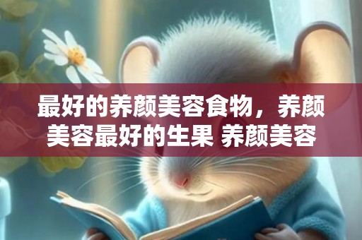 最好的养颜美容食物，养颜美容最好的生果 养颜美容的功能