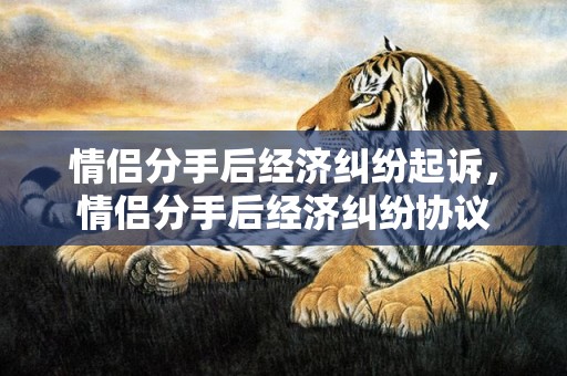 情侣分手后经济纠纷起诉，情侣分手后经济纠纷协议