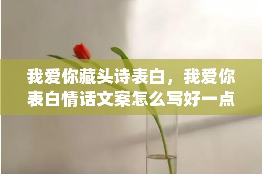 我爱你藏头诗表白，我爱你表白情话文案怎么写好一点(我爱你的高级文案)